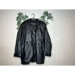 Men’s real leather Wilson’s jacket